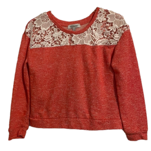 ACTIVE USA 3/4 Sleeve Pullover Lace Top - Picture 1 of 8